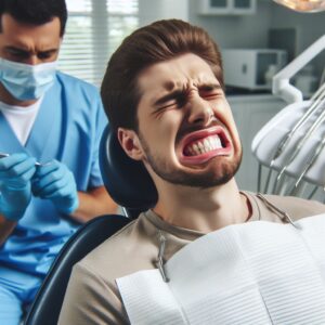 Pacjent przed leczeniem kanałowym