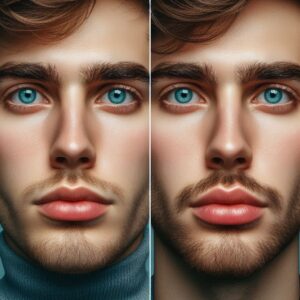 Przed i po operacji szczęki